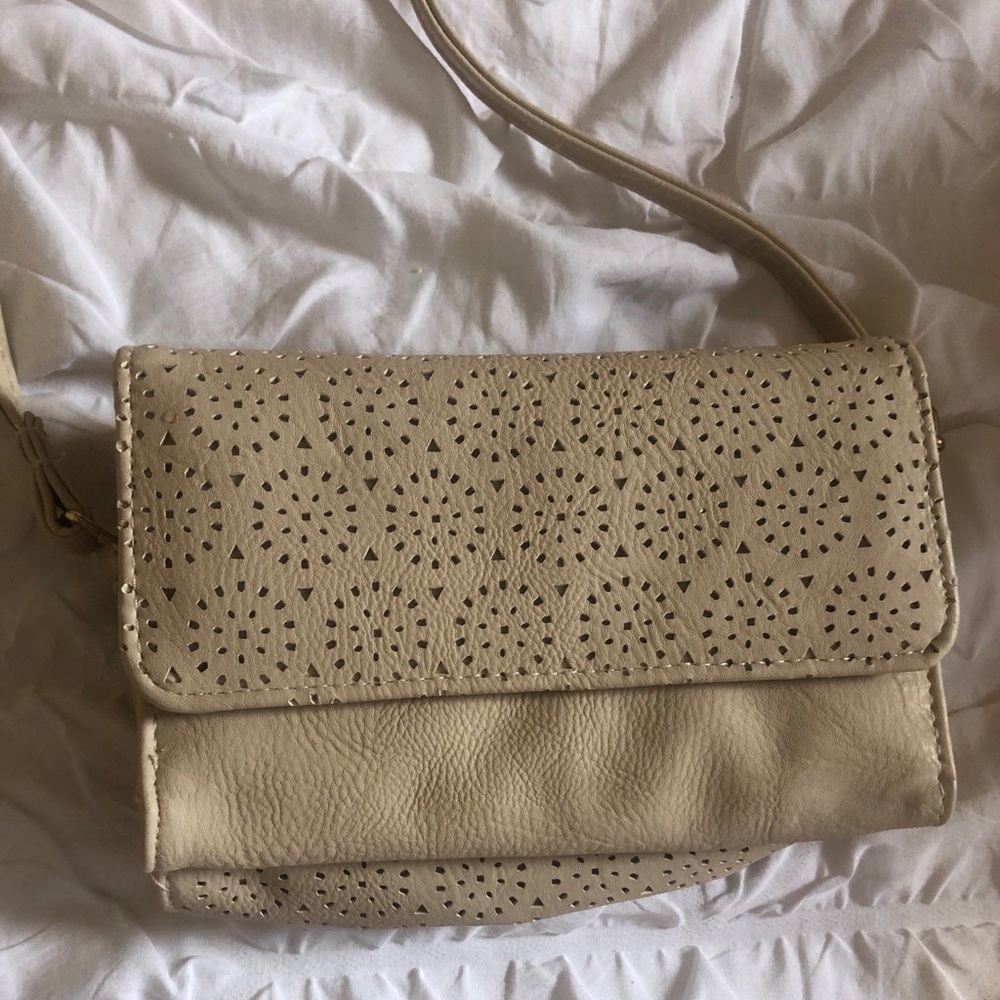 Cream summer crossbody